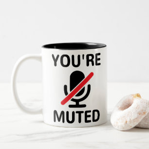 Tasse 2 Couleurs Tu es muet, tu es muté