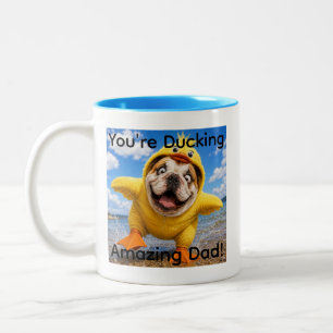 TASSE 2 COULEURS TU ES UN PÈRE INCROYABLE