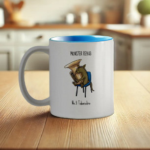 Tasse 2 Couleurs Tubacabra Joueur de Tuba Chupacabra Jeu de Mots Ar
