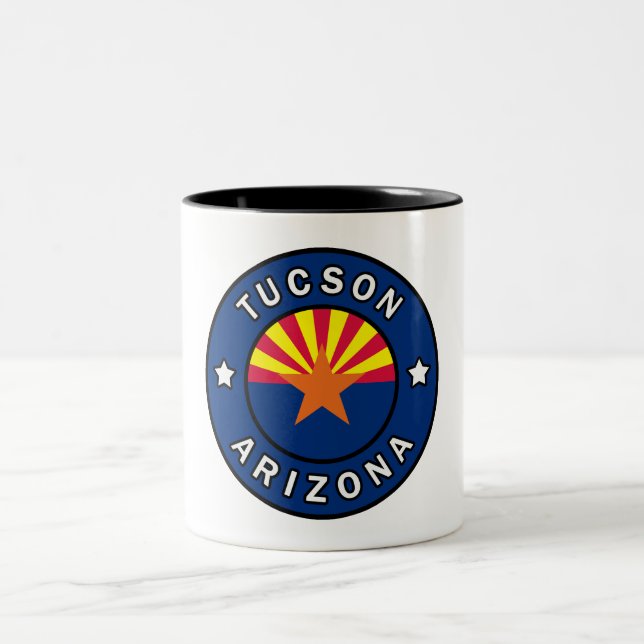 Tasse 2 Couleurs Tucson Arizona (Centre)