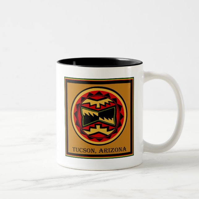 Tasse 2 Couleurs Tucson Arizona 2014 (Droit)