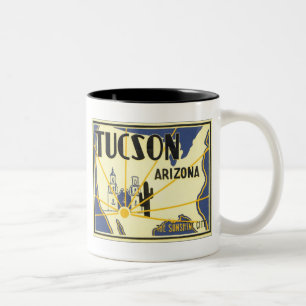 Tasse 2 Couleurs Tucson, Arizona, la ville de Sunshine