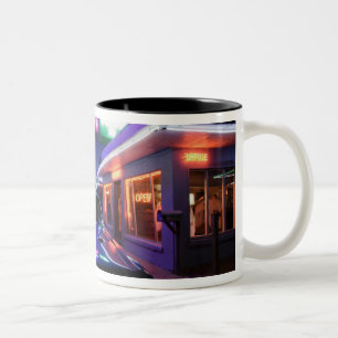 Tasse 2 Couleurs Tucumcari, Nouveau Mexique, Etats-Unis. Itinéraire