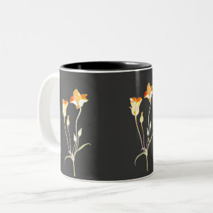 Tasse 2 Couleurs Tulipe de Mariposa orange