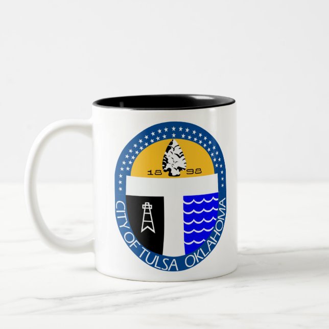 Tasse 2 Couleurs Tulsa, Oklahoma (Gauche)