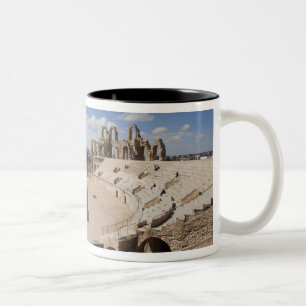 Tasse 2 Couleurs Tunisie, côte centrale tunisienne, El Jem, Romain