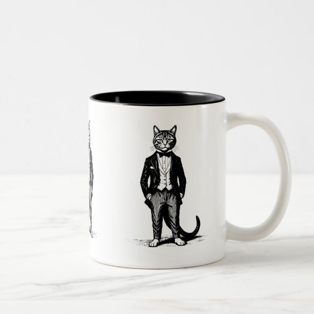 Tasse 2 Couleurs Tuxedo Classy (Droit)