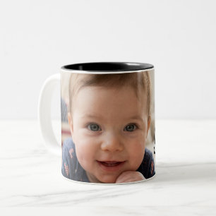 Tasse 2 Couleurs Typographie d'image de bébé mignon