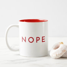 Typographie moderne du NOPE