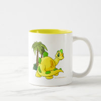Tyrannian Chomby jaune regardant fixement