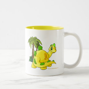 Tasse 2 Couleurs Tyrannian Chomby jaune regardant fixement