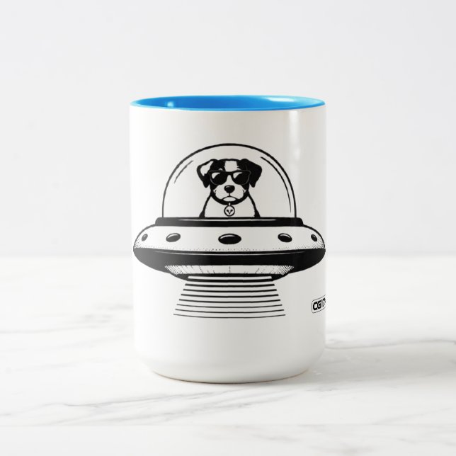 TASSE 2 COULEURS UFO PETS (Centre)