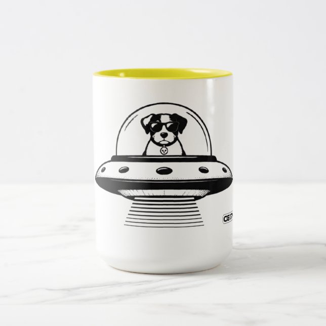 TASSE 2 COULEURS UFO PETS (Centre)