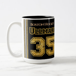 Tasse 2 Couleurs Ullmark de hockey de Boston 35