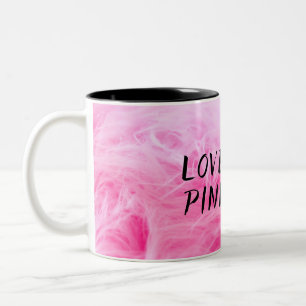 Tasse 2 Couleurs Ultime fourrure de faux rose chaud