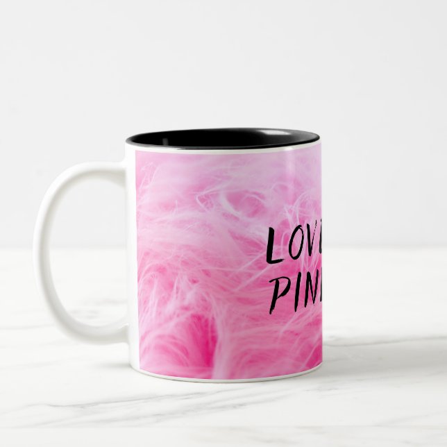 Tasse 2 Couleurs Ultime fourrure Faux Rose Chaud (Gauche)