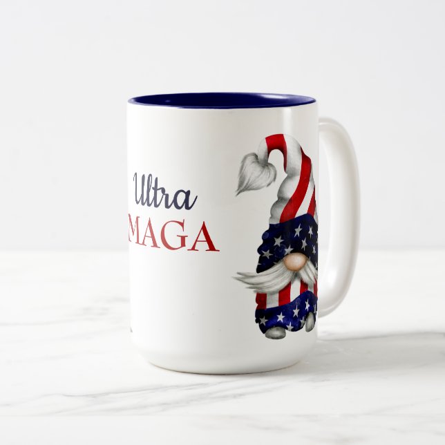 Tasse 2 Couleurs Ultra MAGA Lutins (Devant droit)