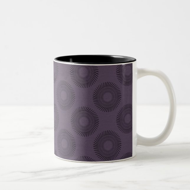 Tasse 2 Couleurs Ultramod Mug, Aubergine (Droit)