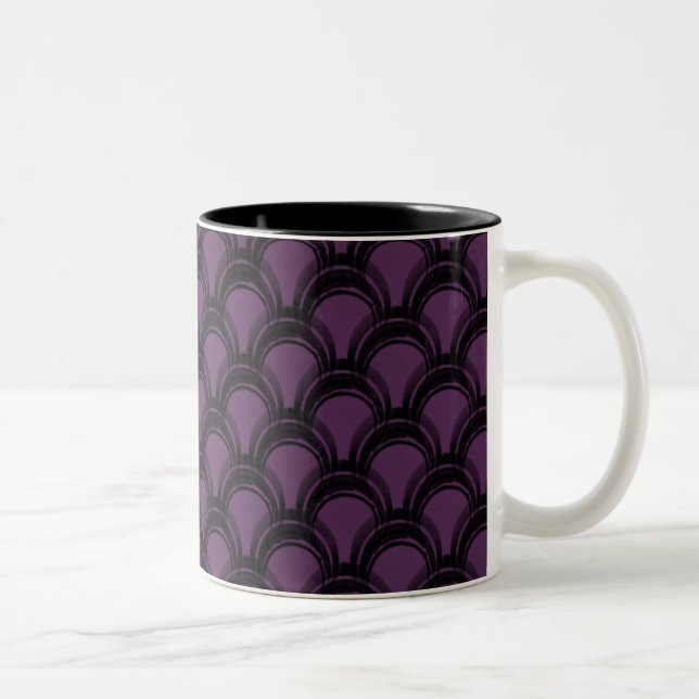Tasse 2 Couleurs Ultramoderne Glamour Mug, Aubergine (Droit)