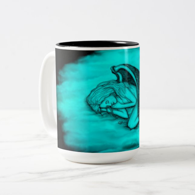 Tasse 2 Couleurs Un ange endormi (Devant gauche)