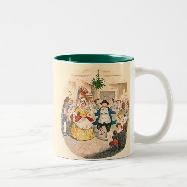 Tasse 2 Couleurs Un Carol de Noël (Droit)