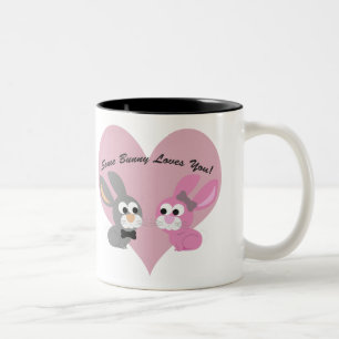 Tasse 2 Couleurs Un certain lapin vous aime !