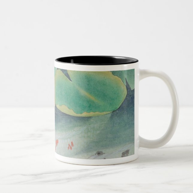 Tasse 2 Couleurs Un couple sous Lotus (Droit)
