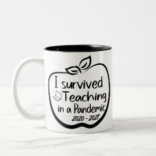Tasse 2 Couleurs Un don amusant pour un enseignant - Enseigner dans