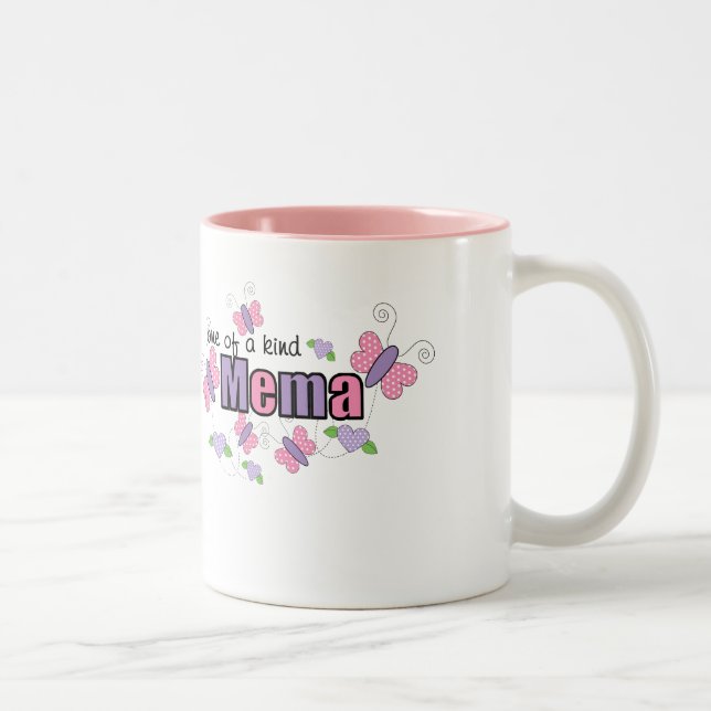 Tasse 2 Couleurs Un d'un Mema aimable (Droit)
