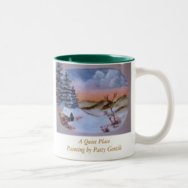 Tasse 2 Couleurs Un endroit tranquille (Droit)