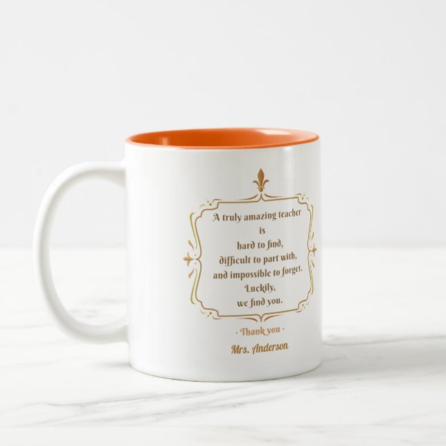 Tasse 2 Couleurs Un enseignant vraiment extraordinaire est difficil (Gauche)