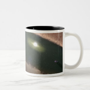 Tasse 2 Couleurs Un espace dans un protoplanetary, ou la