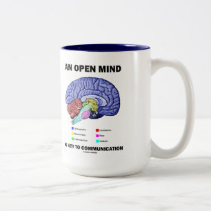 Tasse 2 Couleurs Un Esprit Ouvert Est La Clé De La Communication (C