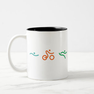 Tasse 2 Couleurs Un grand cadeau de Triathlon pour votre ami ou fam