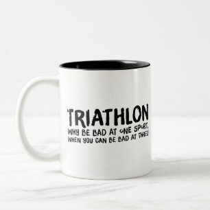 Tasse 2 Couleurs Un grand cadeau de Triathlon pour votre ami ou fam