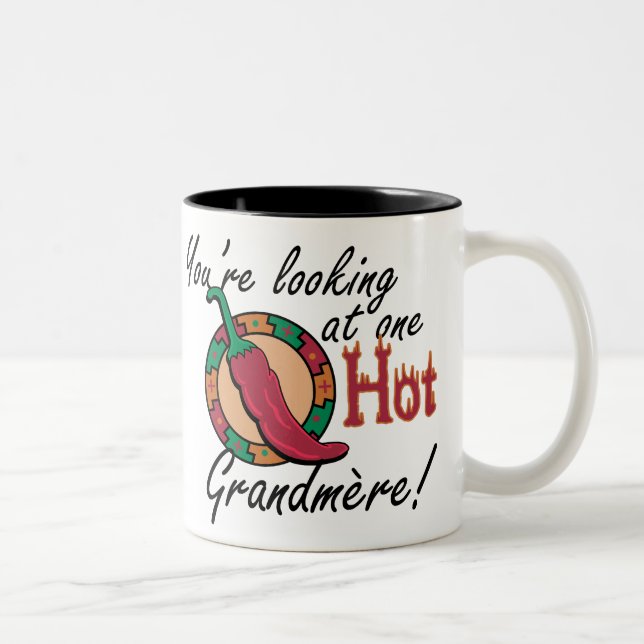Tasse 2 Couleurs Un Grandmere chaud (Droit)