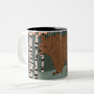 Tasse 2 Couleurs Un gros câlin d'ours beau et grand