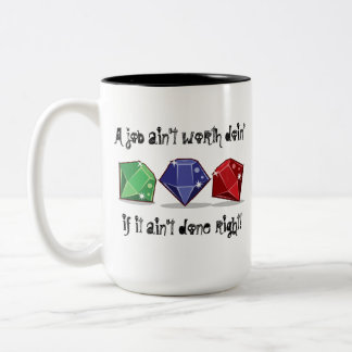 Tasse 2 Couleurs Un job qui vaut le coup de foudre