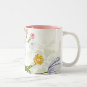 Tasse 2 Couleurs Un joli motif floral