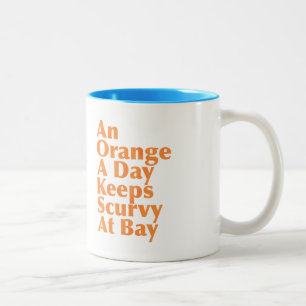 Tasse 2 Couleurs Un Jour Orange Gardent La Scurvie À La Baie Align