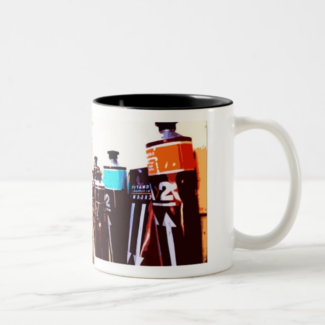 Tasse 2 Couleurs Un meilleur ami de peintres (Droit)