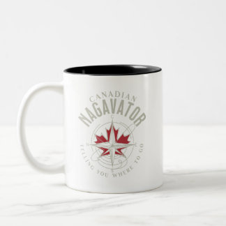 Tasse 2 Couleurs Un Nagavator canadien vous dit où aller