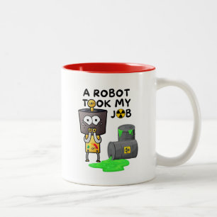 Tasse 2 Couleurs Un Robot A Pris Mon Travail