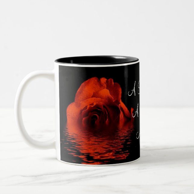 Tasse 2 Couleurs Un rose pour une mère parfaite (Gauche)