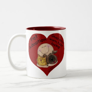 Tasse 2 Couleurs Un Sentiment Chaud Et Fou ! Cœur