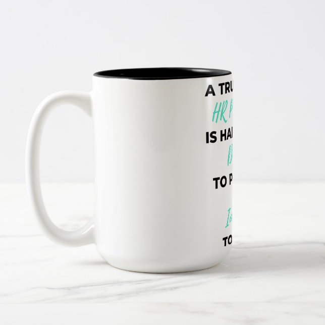 Tasse 2 Couleurs Un Véritable Professionnel RH Est Difficile À Trou (Gauche)