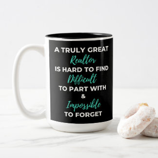 Tasse 2 Couleurs Un Vrai Grand Agent Immobilière Est Difficile À Tr