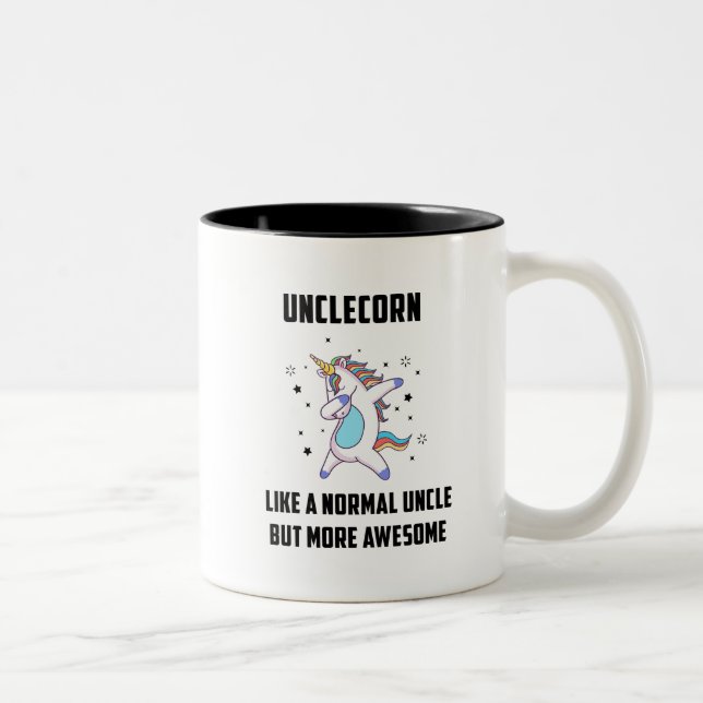 Tasse 2 Couleurs Unclecorne (Droit)