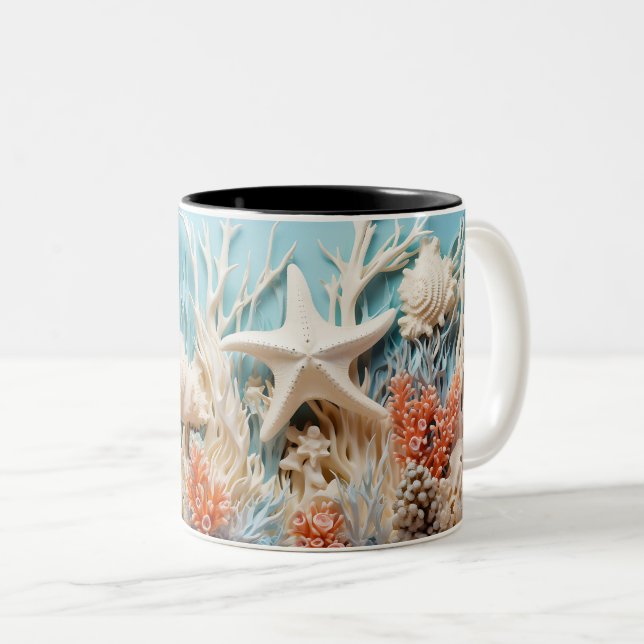Tasse 2 Couleurs Under the sea Mug, Ocean Vibes Dr (Devant droit)