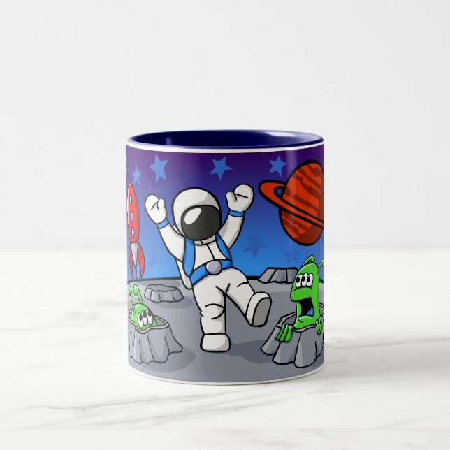 Tasse 2 Couleurs Une aventure d'espace extra-atmosphérique (Centre)